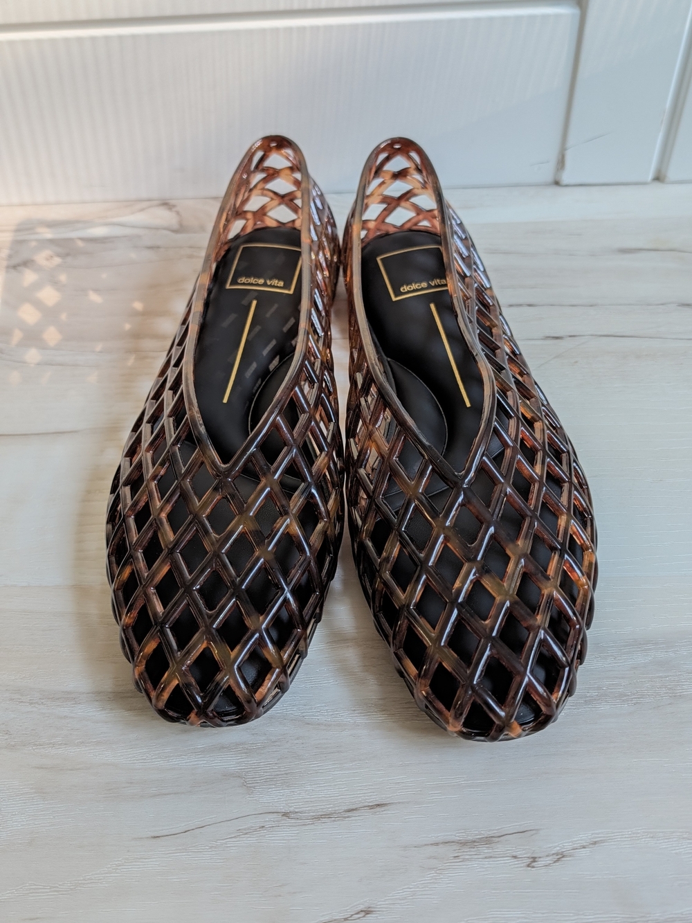 Dolce Vita Jam Jelly Flat Tortoise